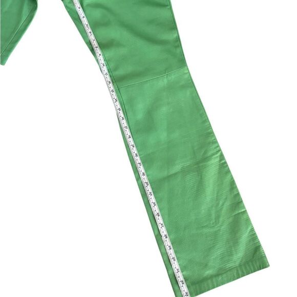 Ralph Lauren Black label 100% leather Green Pants NWT 10 - Picture 12 of 15